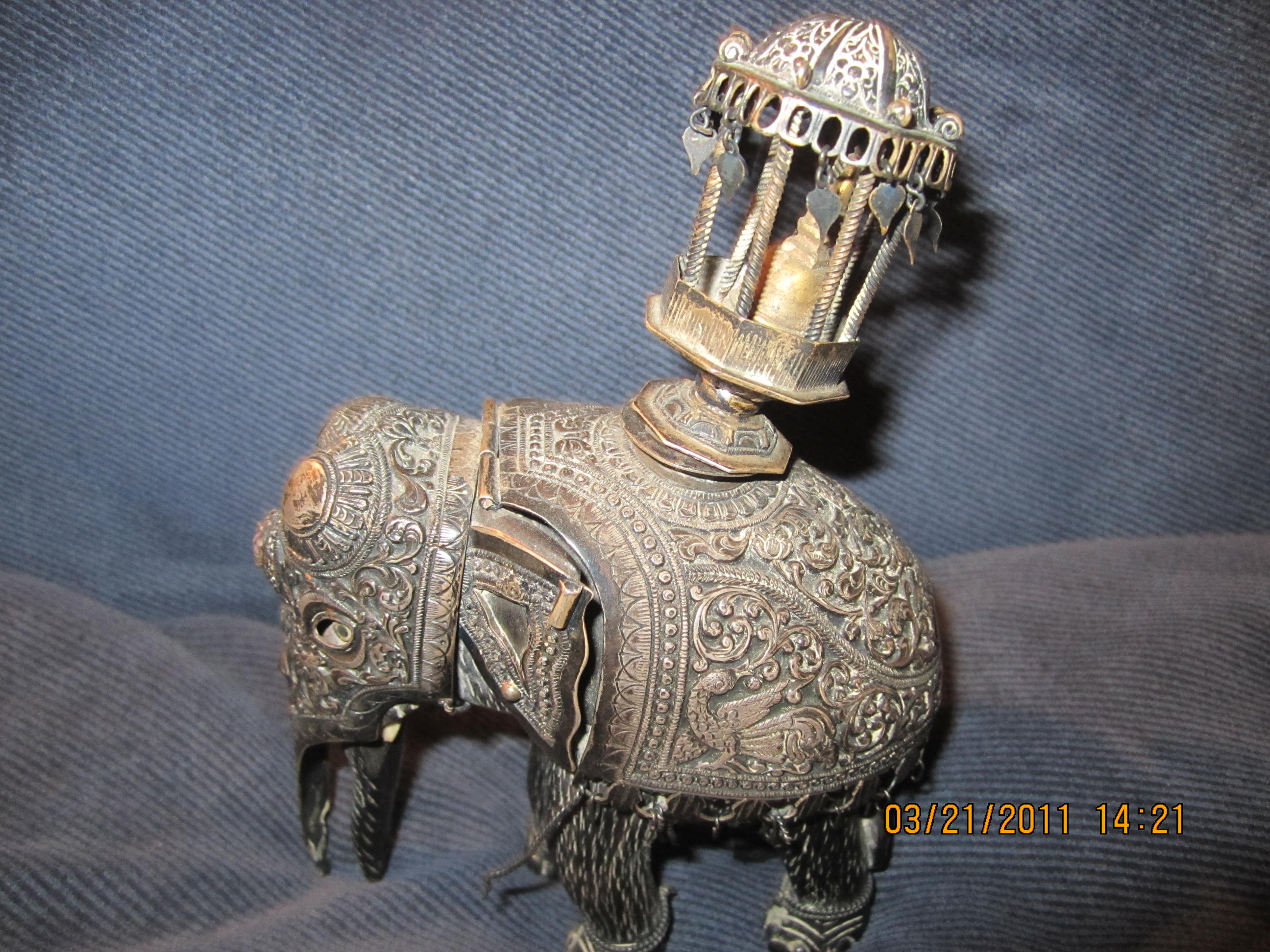 Silver Elephant Statue. InstAppraisal
